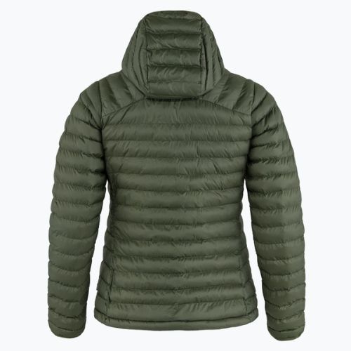 Fjällräven jachetă de puf pentru femei Expedition Latt Hoodie verde F86120