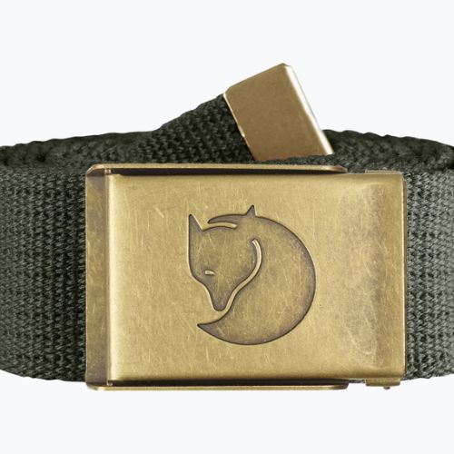 Fjällräven Canvas Brass Belt verde F77297