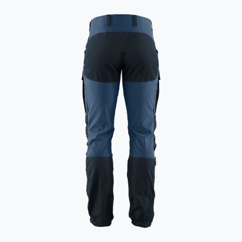 Pantaloni de trekking pentru bărbați Fjällräven Keb Trousers Reg albastru marin și negru F85656R