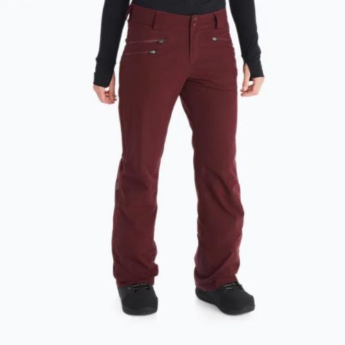 Pantaloni de schi pentru femei Marmot Slopestar burgundy 79740