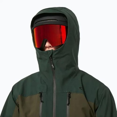 Jachetă de snowboard pentru bărbați Oakley TC Earth Shell verde FOA403437