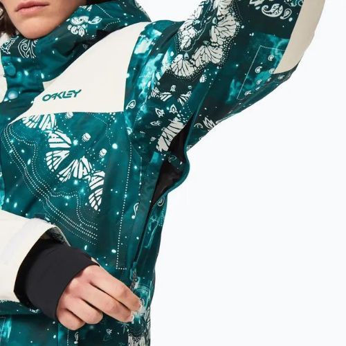 Oakley TC Aurora RC Insulated jachetă de snowboard pentru femei  verde FOA500278