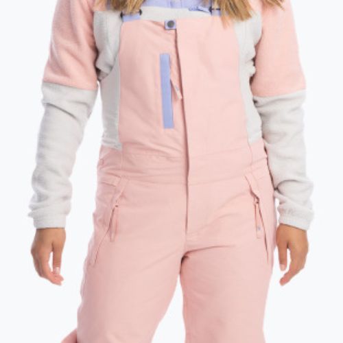Pantaloni de snowboard pentru femei ROXY Chloe Kim Bib 2021 mellow rose