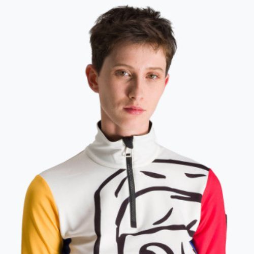 Hanorac de schi pentru femei Rossignol Bessy 1/2 Zip Top multicolor