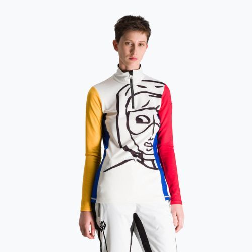Hanorac de schi pentru femei Rossignol Bessy 1/2 Zip Top multicolor