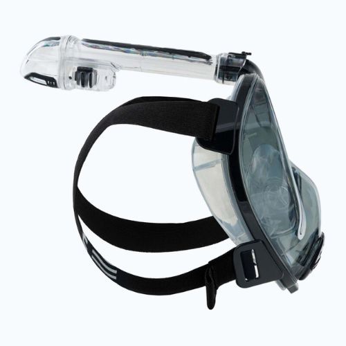 Cressi Duke Dry mască completă pentru snorkelling negru/gri XDT060050