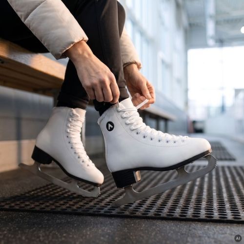 Patine artistice pentru femei ATTABO albe FS