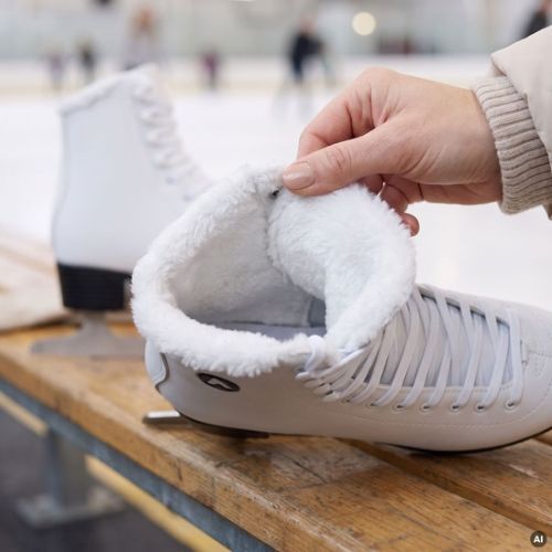 Patine artistice pentru femei ATTABO albe FS
