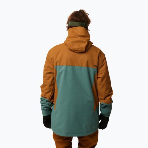 Jachetă de snowboard pentru bărbați Rip Curl Pinnacle verde-maro 004MOU 146