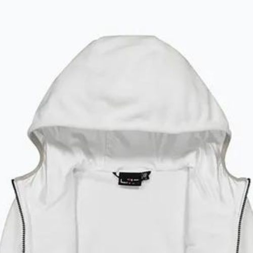 Hanorac cu glugă CMP Fix Hood Fleece Sweatshirt pentru femei  alb 32H0386/A001