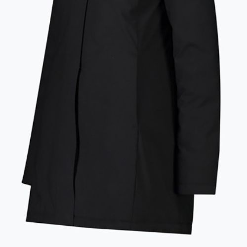 Jachetă de ploaie cu glugă cu fermoar CMP Coat pentru femei  negru 32K3196F/U901