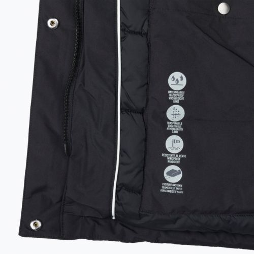 Geacă de ploaie pentru femei CMP Parka Zip Hood neagră 32K3206F