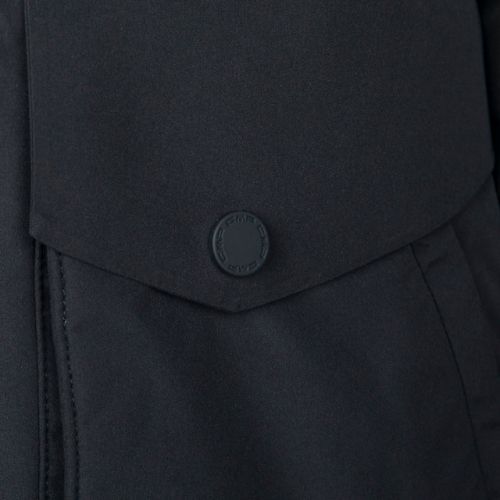 Geacă de ploaie pentru femei CMP Parka Zip Hood neagră 32K3206F