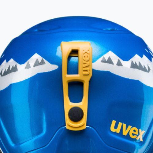 Cască de schi pentru copii UVEX Manic albastru 56/6/226/4101