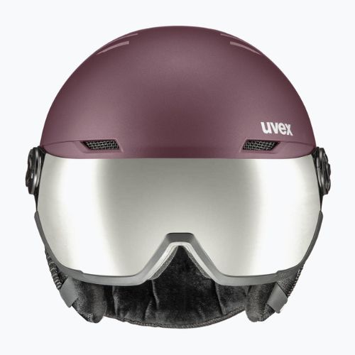 Cască de schi UVEX Wanted Visor violet 56/6/262/7005