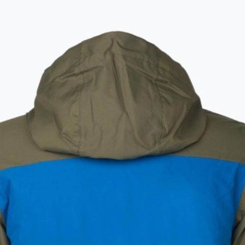 Jachetă snowboard pentru copii Quiksilver Side Hit verde-albastru EQBTJ03158