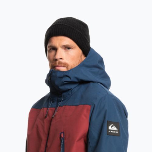 Quiksilver Sycamore jachetă de snowboard pentru bărbați albastru marin și roșu EQYTJ03335