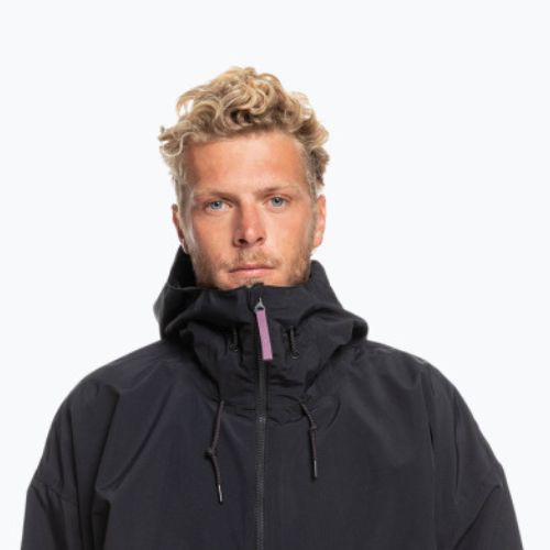 Jacheta de snowboard Quiksilver Steeze pentru bărbați negru EQYTJ03365