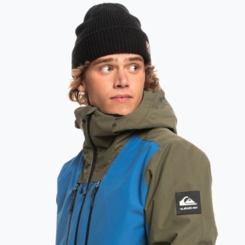 Jachetă snowboard Quiksilver Muldrow pentru bărbați verde EQYTJ03376