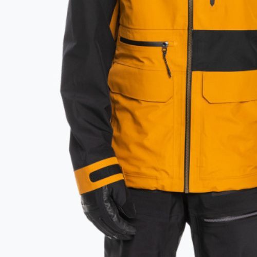 Quiksilver jachetă snowboard pentru bărbați Hlpro S Carlson 3l Gore-Tex galben-negru EQYTJ03383
