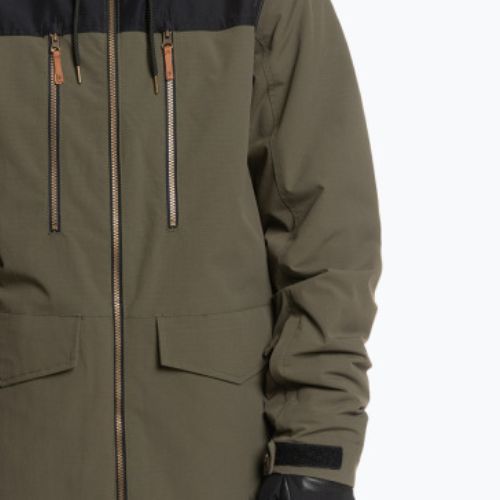 Jachetă de snowboard pentru bărbați Quiksilver Fairbanks verde EQYTJ03388