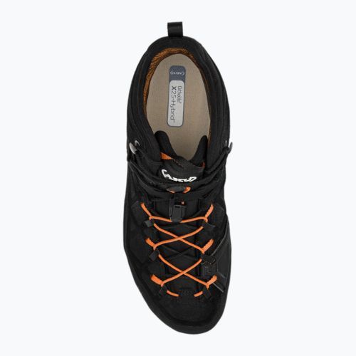 AKU Rock Dfs Mid GTX bărbați cizme de trekking negru-portocaliu 718-108