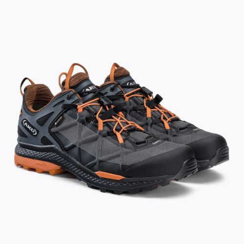 AKU Rocket Dfs GTX cizme de trekking pentru bărbați negru-portocaliu 726-108