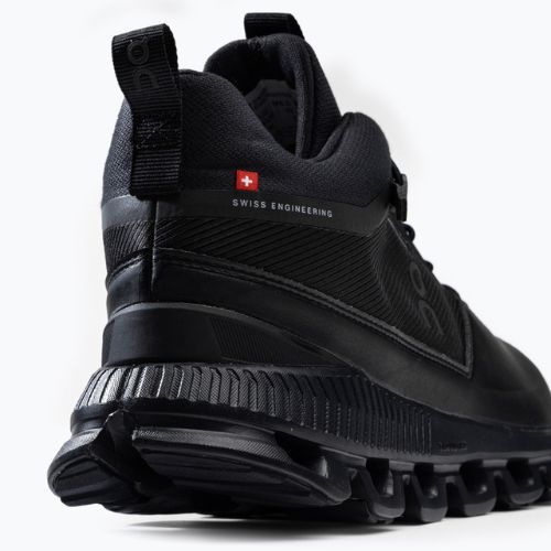 Pantofi de alergare pentru bărbați ON Cloud Hi Waterproof negru 2899674