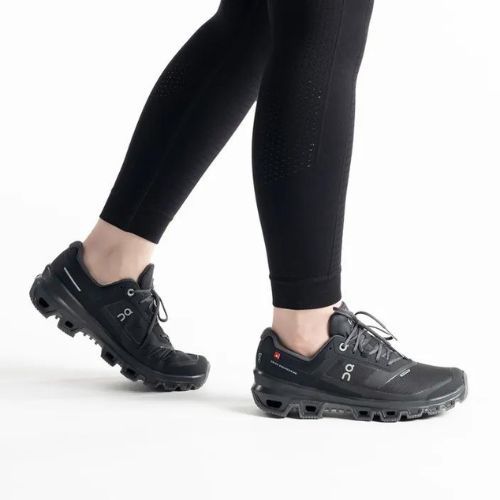 Pantofi de alergare pentru femei ON Cloudventure Waterproof negru 3299249