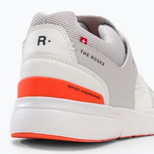 Pantofi de sport pentru bărbați ON The Roger Clubhouse Frost/Flame alb 4898507