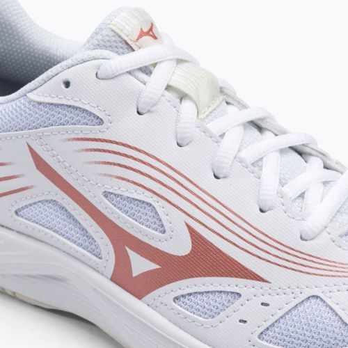Pantofi de volei pentru femei Mizuno Cyclone Speed 3 alb/roz V1GC218080K36_36.0/3.5