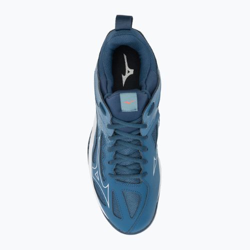 Pantofi de handbal masculin Mizuno Ghost Shadow albastru marin X1GA218021_39.0/6.0