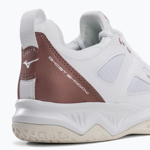 Pantofi de handbal pentru femei Mizuno Ghost Shadow alb