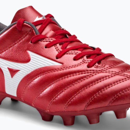 Mizuno Monarcida II Sel MD ghete de fotbal pentru copii roșu P1GB222560