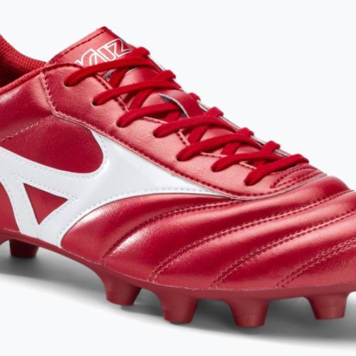 Mizuno Morelia II Club MD ghete de fotbal pentru bărbați roșu P1GA221660