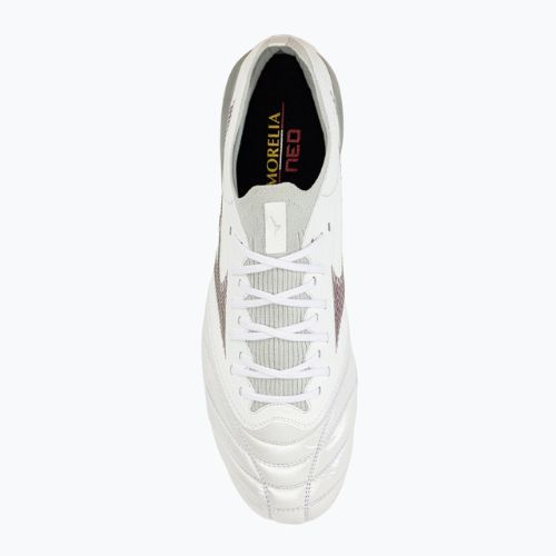 Mizuno Morelia Morelia Neo III Beta Elite ghete de fotbal pentru bărbați alb P1GA239104