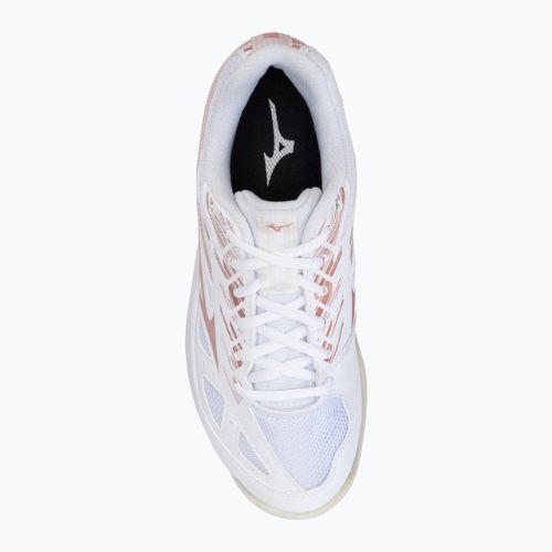 Pantofi de handbal pentru copii Mizuno Stealth Star C alb X1GC2107K36