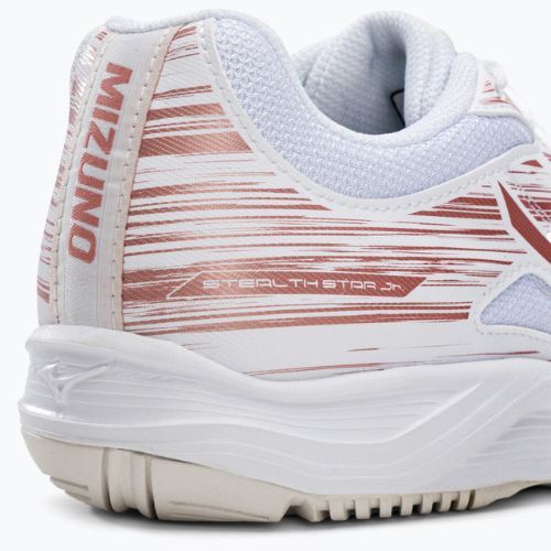 Pantofi de handbal pentru copii Mizuno Stealth Star C alb X1GC2107K36