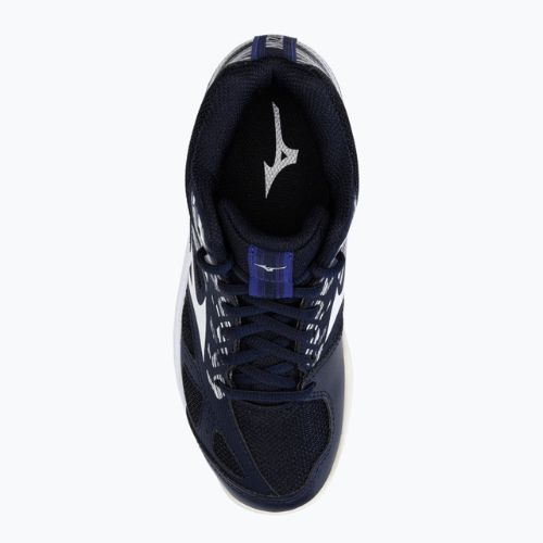 Mizuno Stealth Star Mid pantofi de handbal pentru copii albastru marin X1GC211502