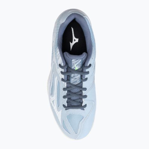 Pantofi de volei pentru femei Mizuno Thunder Blade 3 albastru deschis V1GC217002