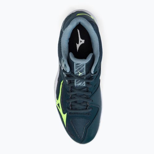 Pantofi de volei pentru bărbați Mizuno Thunder Blade 3 Mid albastru V1GA217538
