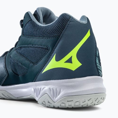 Pantofi de volei pentru bărbați Mizuno Thunder Blade 3 Mid albastru V1GA217538