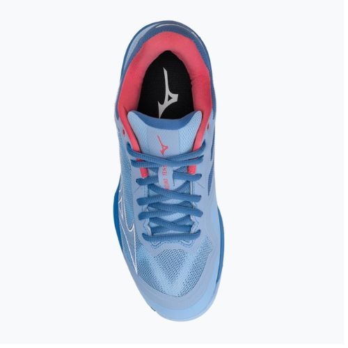 Pantofi de tenis pentru femei Mizuno Wave Exceed Light CC albastru 61GC222121