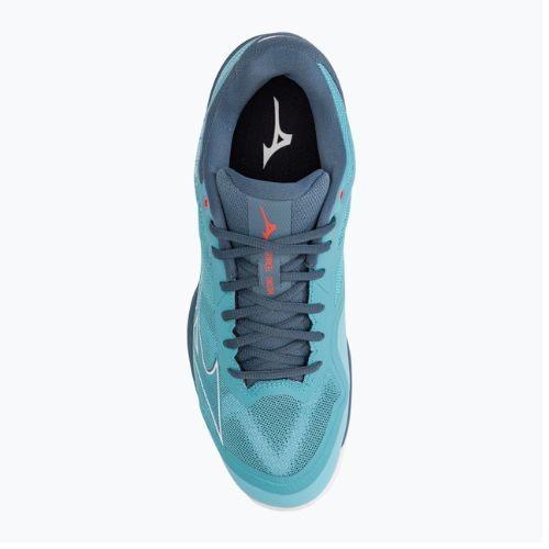 Pantofi de tenis pentru bărbați Mizuno Wave Exceed Light CC albastru 61GC222032