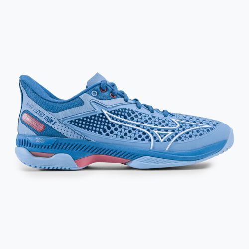 Pantofi de tenis pentru femei Mizuno Wave Exceed Tour 5 AC albastru 61GA227121