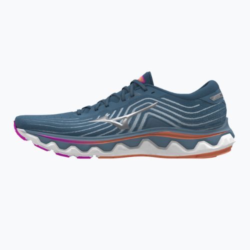 Pantofi de alergare pentru femei Mizuno Wave Horizon 6 albastru J1GD222611