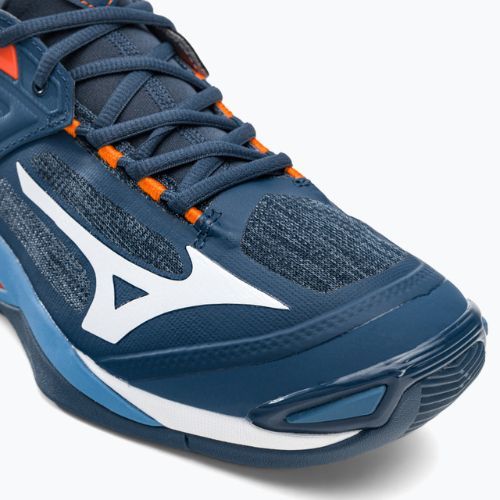 Pantofi de volei pentru bărbați Mizuno Wave Momentum 2 albastru marin V1GA211212