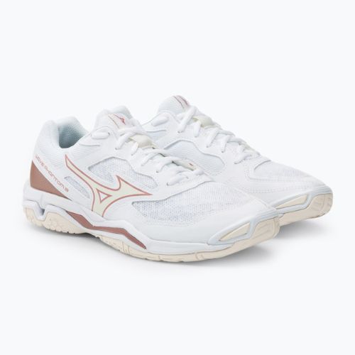 Pantofi de handbal pentru femei Mizuno Wave Phantom 3 alb X1GB226036