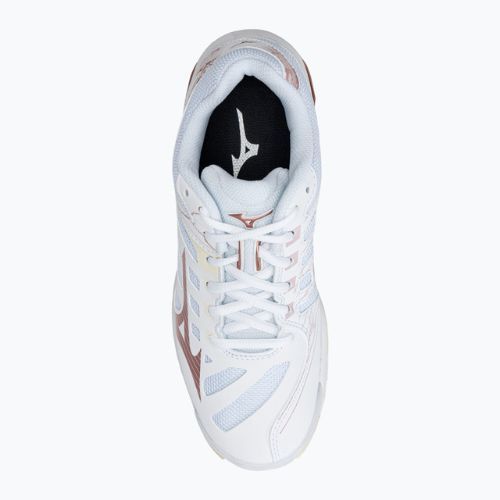 Pantofi de volei pentru femei Mizuno Wave Voltage alb V1GC216036