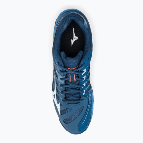 Pantofi de volei pentru bărbați Mizuno Wave Voltage albastru marin V1GA216021
